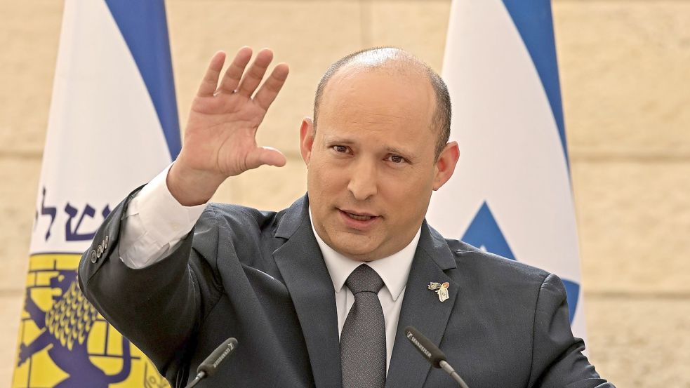 Naftali Bennett, Ministerpräsident von Israel, ist seit Mitte Juni vergangenen Jahres im Amt. Foto: Menahem Kahana/Pool AFP/AP/dpa