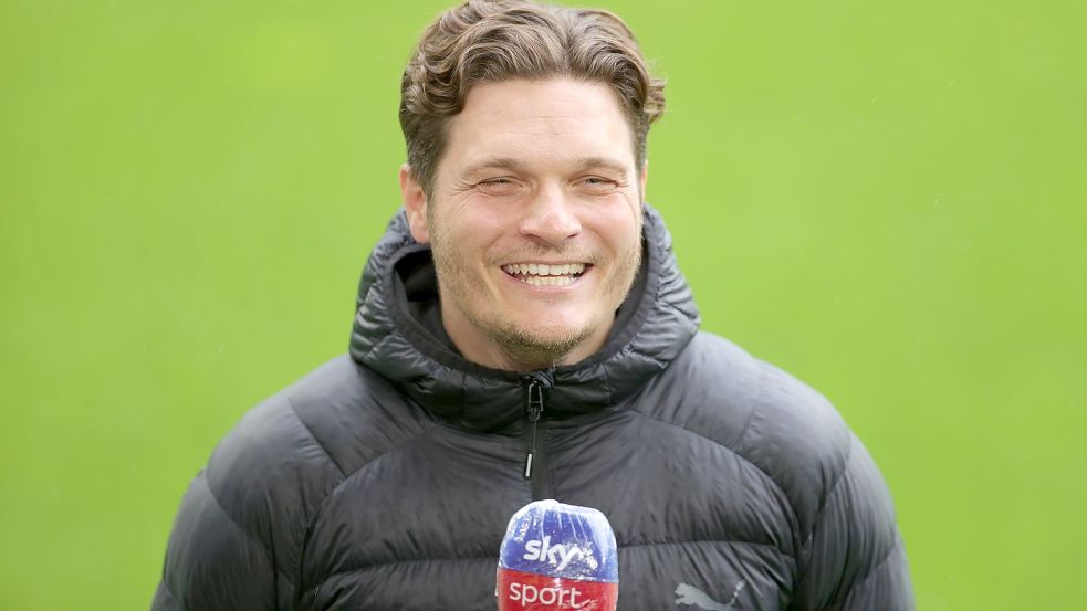 Ist heißer Nachfolger auf die Rose-Nachfolge bei Borussia Dortmund: Edin Terzic. Foto: Friedemann Vogel/EPA-Pool/dpa