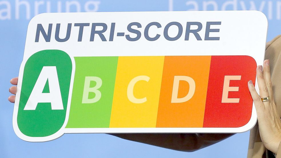 Das neue Nährwertkennzeichen „Nutri-Score“. Foto: Wolfgang Kumm/dpa