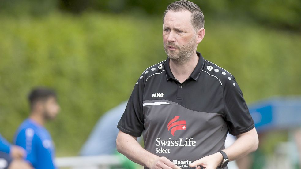Trotz Niederlage war Leers Trainer Frank Bajen zufrieden mit der Leistung.