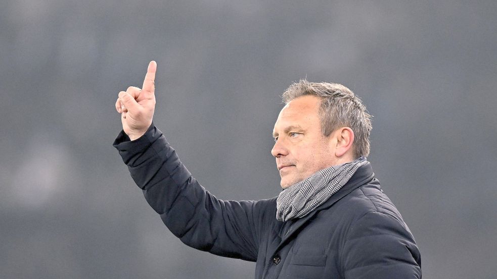 André Breitenreiter steht vor einem Wechsel zur TSG 1899 Hoffenheim. Foto: Walter Bieri/KEYSTONE/dpa