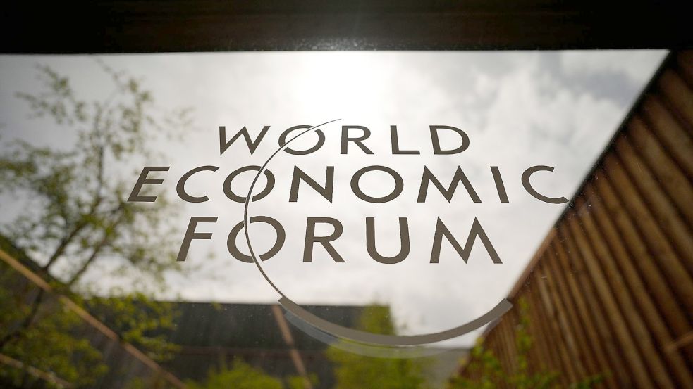 Das Treffen des Weltwirtschaftsforums findet in Davos vom 22. bis 26. Mai 2022 statt. Foto: Markus Schreiber/AP/dpa