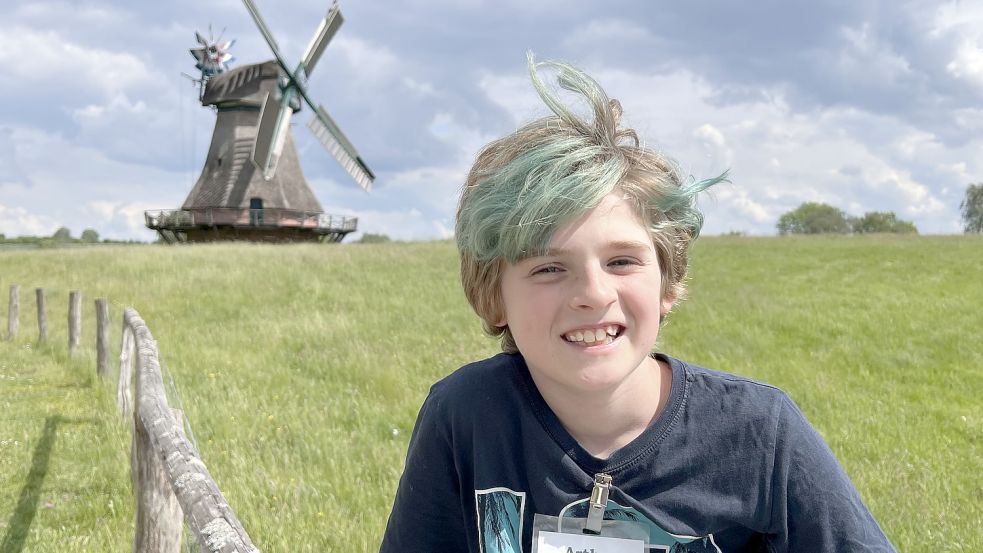 Arthur ist Experte für Windmühlen. Foto: Frank Zarp/Stiftung Schleswig-Holsteinische Landesmuseen Schloss Gottorf