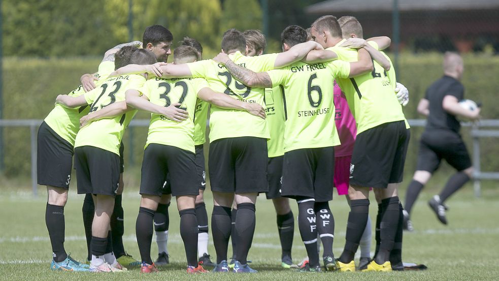 Mit nur elf Spielern aus dem Landesliga-Kader trat Firrel an und stand gegen Steinfeld kurz vor dem Sieg. Doch das Sportliche rückte nach der Partie in den Hintergrund. Archivfoto: Doden