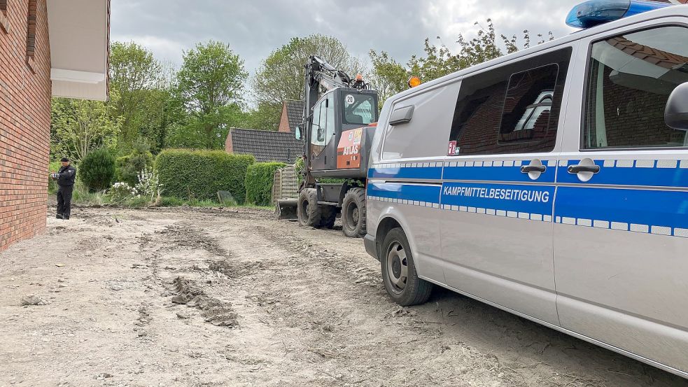Der Kampfmittelräumdienst war kürzlich schon in Rorichum (Landkreis Leer) im Einsatz. Foto: Archiv/Kierstein