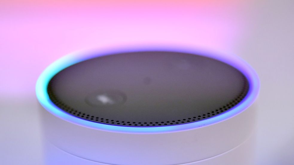 Der Lautsprecher Amazon Echo. Eine Software soll nun Stimmen von Personen erlernen können. Foto: Britta Pedersen/dpa-Zentralbild/dpa