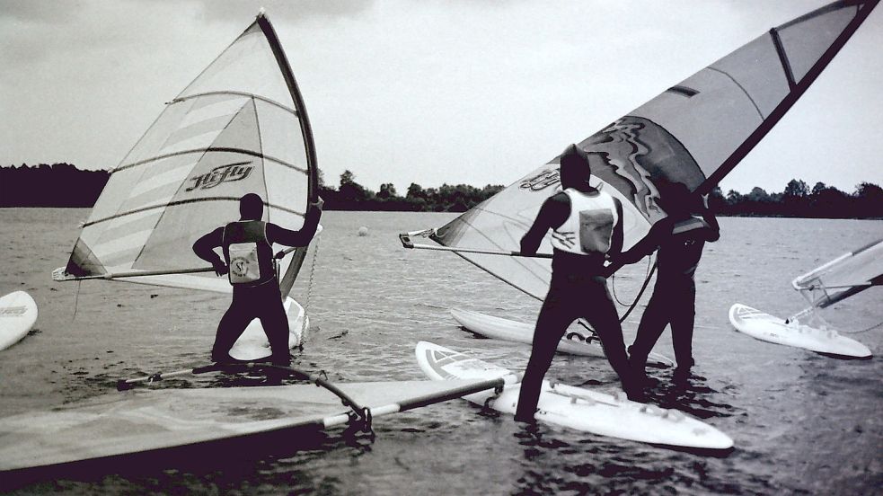 In den 1980er Jahren war das Seefest am Idasee beliebt. Die Aufnahme stammt aus dem Jahr 1985.