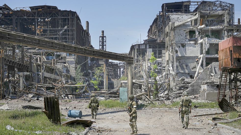 Im Ukraine-Krieg hat Russland trotz westlicher Waffenlieferungen militärisch die Oberhand. Foto: dpa/AP/Uncredited