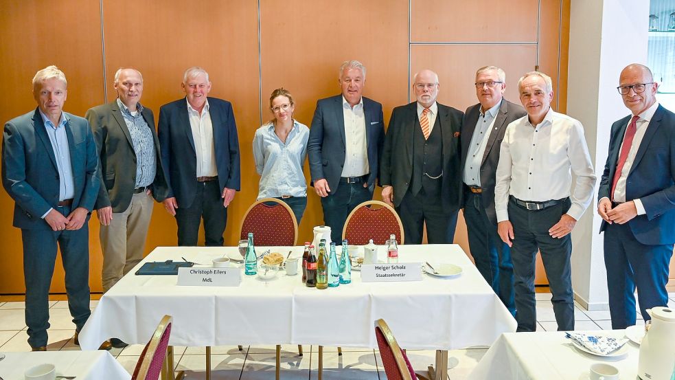 Situation der Krankenhäuser: Verschiedene Verteter der Kliniken, des Landkreises und aus der Politik haben sich ausgetauscht. Foto: Hermes