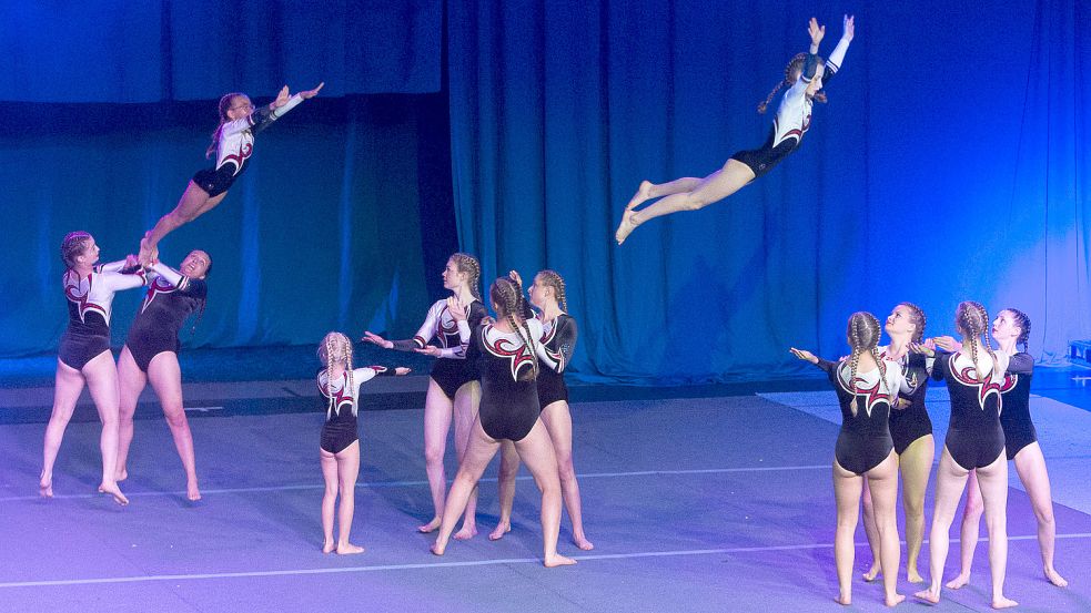 Die Showturngruppe der TG Wiesmoor freut sich schon auf die Ostfriesische Turnshow.
