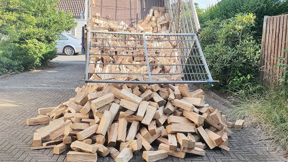 Der Schüttraummeter Buchenholz ist kaum noch zu einem Preis von unter 120 Euro zu bekommen. Die Energiekrise ist nur ein Grund für den rasanten Preisanstieg. Foto: Gettkowski