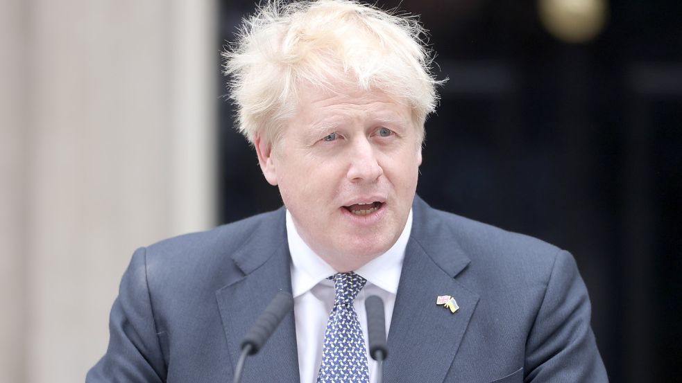 Premierminister Johnson tritt als Parteichef zurück Foto: PA Wire