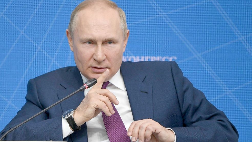 Kann den Gashahn jederzeit wieder zudrehen: Russlands Präsident Wladimir Putin. Foto: IMAGO images/Alexey Maishev