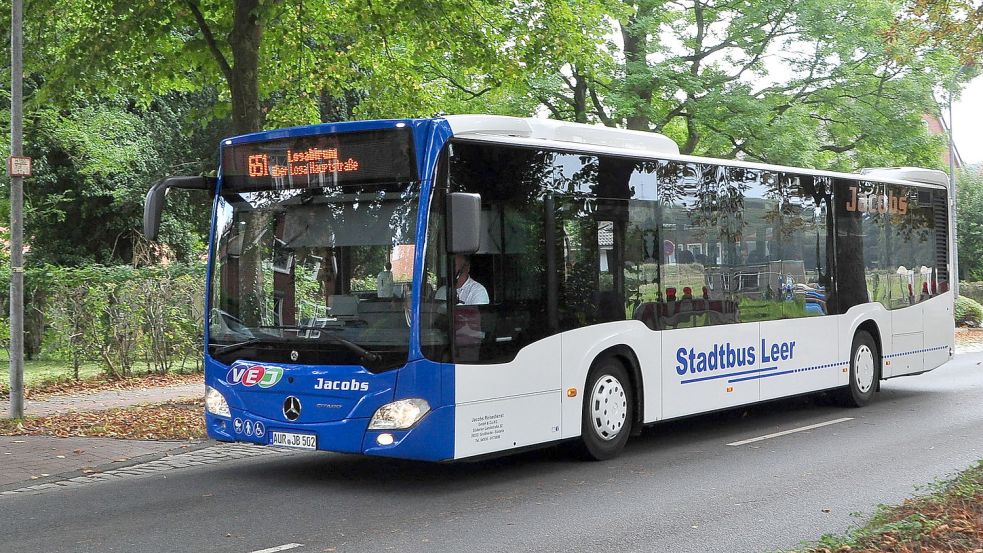 Auch die Stadtbuslinien in Leer können genutzt werden. Foto: Wolters/Archiv