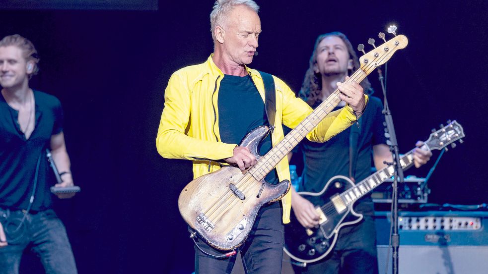 Die Popkultur kennt nur wenige Weltstars, deren musikalischer Erfolg seit mehr als vier Jahrzehnten andauert. Zu diesen Ausnahmeerscheinungen mit gleichbleibender Popularität zählt die Musiklegende Sting Foto: Andre Havergo