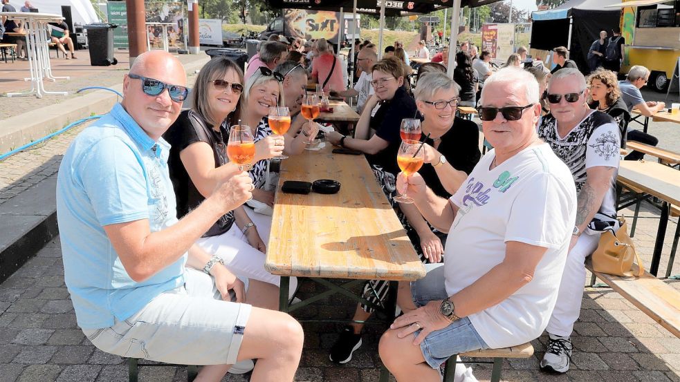 Auf dem Festival wurde nicht nur gut gegessen, sondern auch gut getrunken.