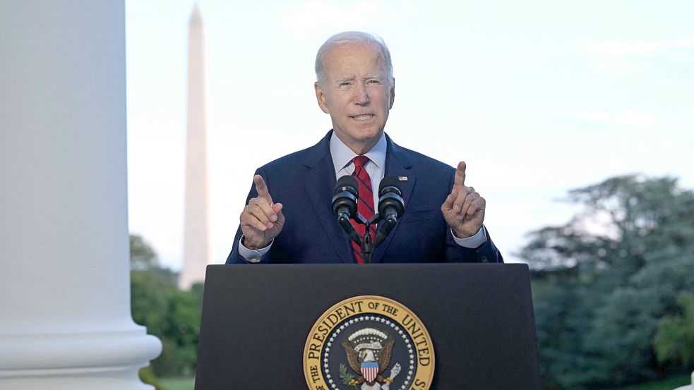 Joe Biden erringt mit der Liquidierung des Al Kaida-Vordenkers Ayman Al-Zawahri vier Monate vor den Midterms einen großen sicherheitspolitischen Erfolg. Foto: AFP/JIM WATSON