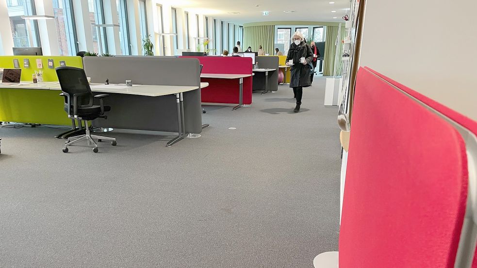 20 Plätze gibt es im Co-Working-Space in Leer. Foto: Nording/Archiv