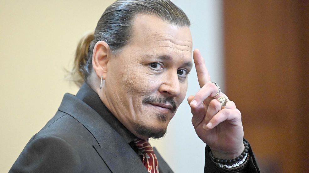 Johnny Depp ist wieder Werbegesicht für Dior. Foto: AFP/Jim Watson