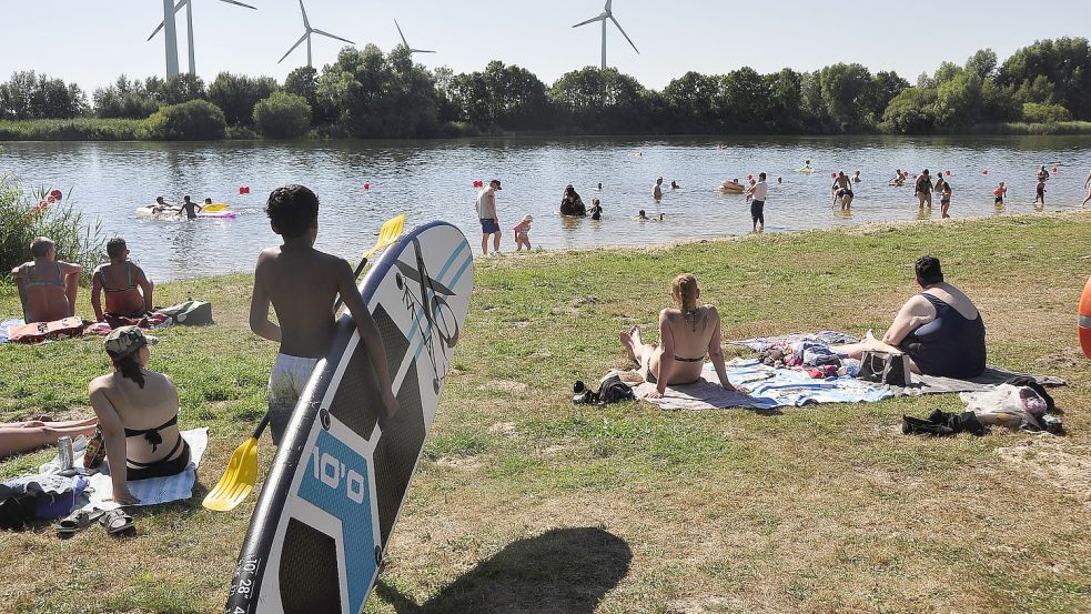 Die Wasserqualität im Badesee in Holtgaste ist ausgezeichnet. Foto: Wolters