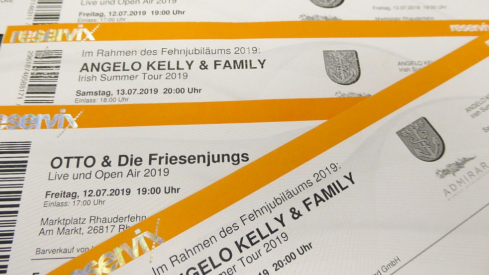 Viele Kartenkäufer, die sich auf Angelo Kelly & Family oder Otto gefreut hatten, bleiben auf den Kosten für die Tickets sitzen. Foto: Archiv