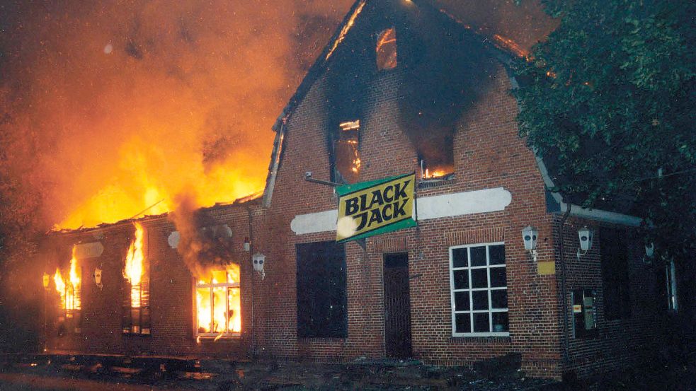 Das leerstehende Gebäude brannte 2004 fast komplett nieder. Foto: privat