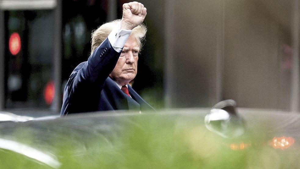 Gibt niemals auf: Donald Trump. Nicht ausgeschlossen, dass er noch einmal ins Weiße Haus einzieht. Foto: picture alliance/dpa/AP