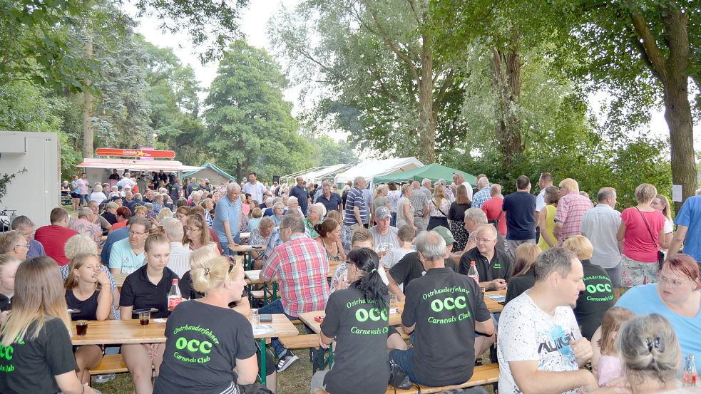 Das Grillfest am Idasee war sehr gut besucht. Foto: Weers