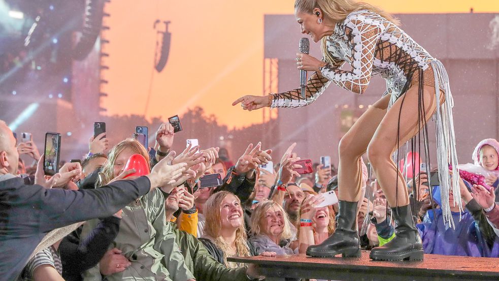 In München gab Schlagerstar Helene Fischer am vergangenen Samstag ihr einziges Konzert. 2023 geht sie dann auf große Deutschland-Tour. Foto: imago-images/OsnaPix