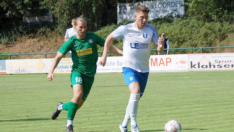 BW Papenburg (am Ball Niklas Papen) tritt Sonntag bei der FT Braunschweig an. Foto: Reemts