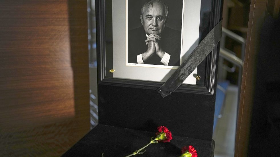 Der Friedensnobelpreisträger und ehemalige sowjetische Staatschef Michail Gorbatschow ist nach schwerer und langer Krankheit am Abend des 30. August 2022 im Alter von 91 Jahren in Moskau gestorben. Foto: AP/dpa