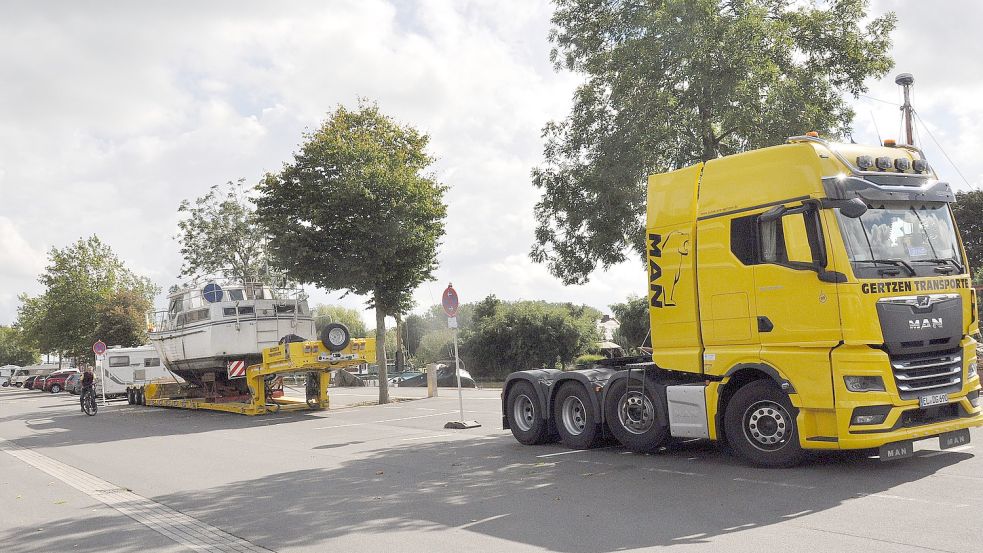 Am Freitag kam der Abtransport. Foto: Wolters