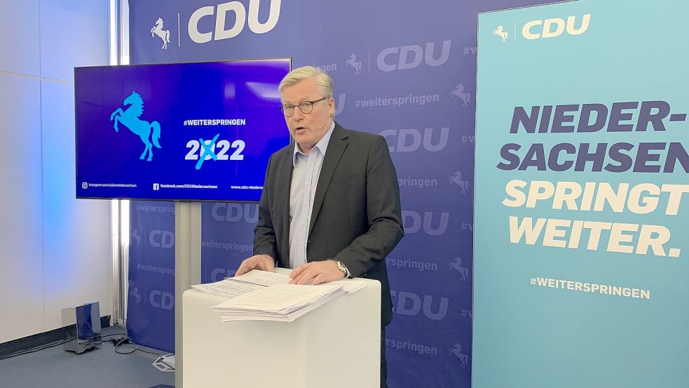 „Wir wollen die Kinder in den Mittelpunkt stellen“, sagt Bernd Althusmann, Landesvorsitzender der CDU Niedersachsen und Spitzenkandidat für die Landtagswahl am 9. Oktober. Foto: Lars Laue
