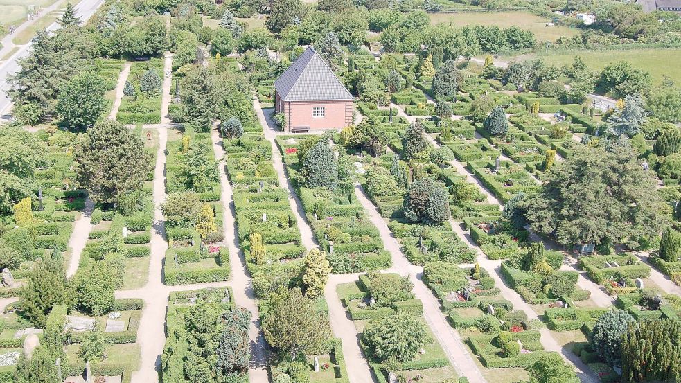 Der Friedhof in Keitum auf Sylt. Foto: Frank Deppe