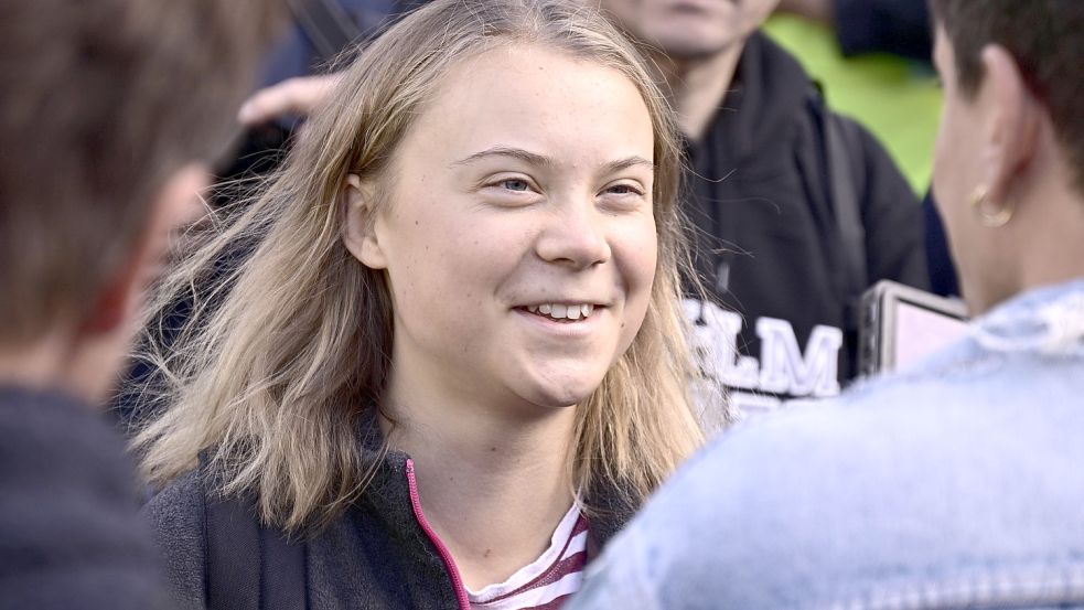 Greta Thunberg beim Klimastreik von Fridays for Future in Stockholm rund um die schwedischen Parlamentswahlen. Foto: imago images/TT