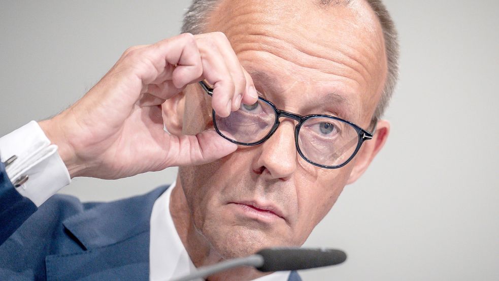 Der CDU-Vorsitzende Friedrich Merz behauptet, es gebe einen „Sozialtourismus“ von Ukrainern nach Deutschland. Foto: dpa
