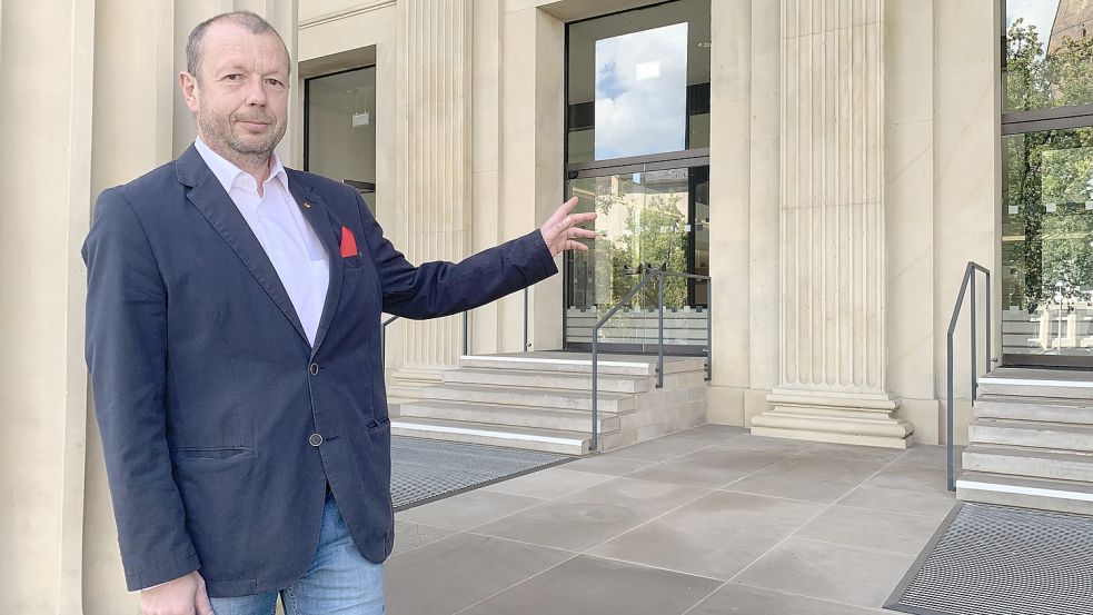 Will nach der Landtagswahl in Niedersachsen am 9. Oktober 2022 in den Landtag einziehen: Stefan Marzischewski, Spitzenkandidat der AfD. Foto: Lars Laue