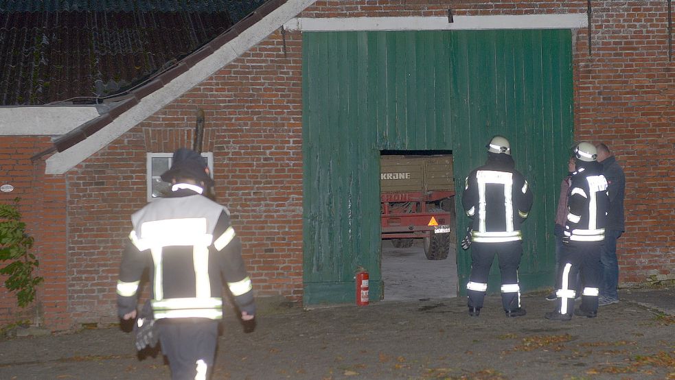 Die Feuerwehr war im Einsatz. Foto: Wolters