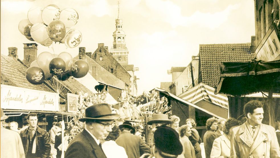 Das Foto zeigt den Gallimarkt im Jahr 1958. Foto: Archiv