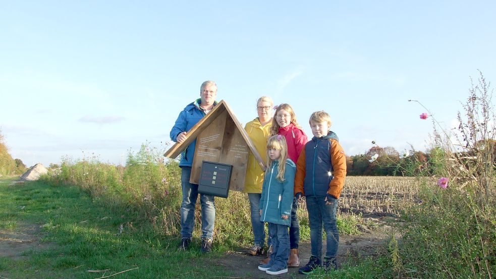 Familie Bruns plant ein weiteres Maislabyrinth fürs nächste Jahr. Foto: Scherzer