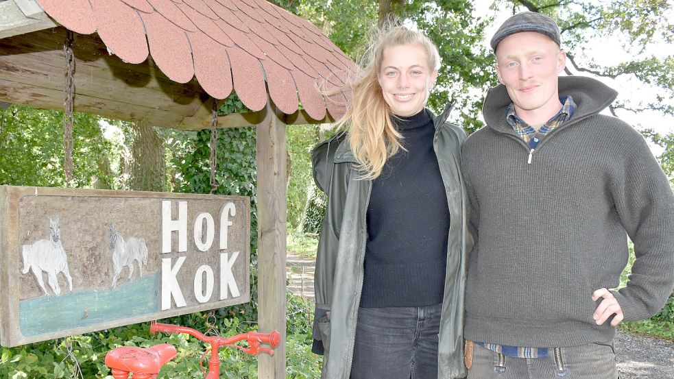 Johanna Brauns und ihr Freund Lukas Rummel wollen im Frühjahr 2023 eine Solidarische Landwirtschaft starten. Fotos: Zein