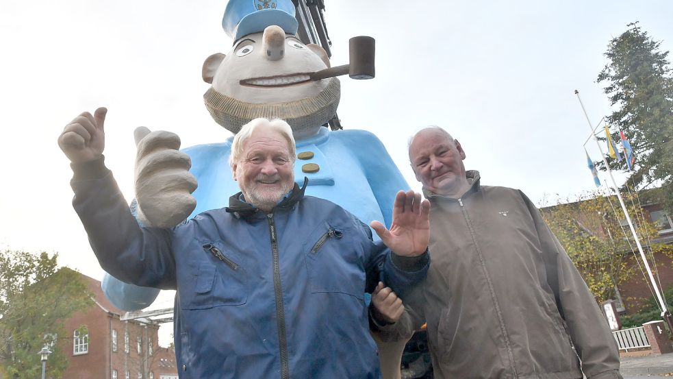 Zwei von Fokkos Vätern: Uwe Braak (links) und Heiner Fennen.