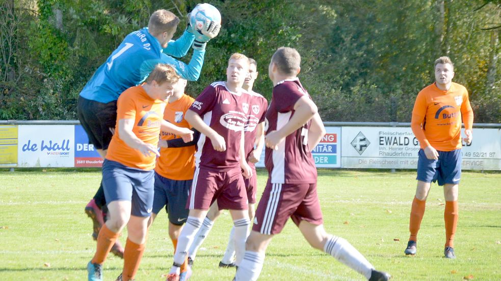 TuRas-Keeper Mathes Siebrands ist hier zur Stelle. Foto: Weers
