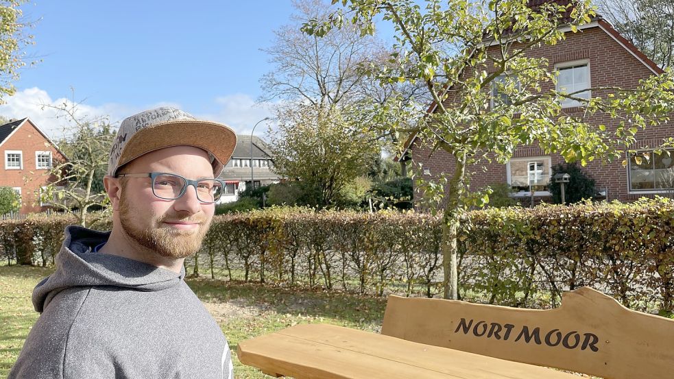 Micha Brockman ist neuer Gemeinwesenarbeiter der Gemeinde Nortmoor. Foto: Münch