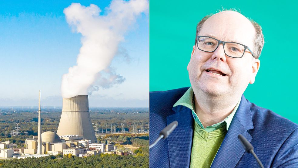 Niedersachsens designierter Umweltminister Christian Meyer von den Grünen wird die Atomaufsicht übernehmen und damit auch die Verantwortung für das Kernkraftwerk Emsland bei Lingen. Foto: dpa/Sina Schuldt/Moritz Frankenberg