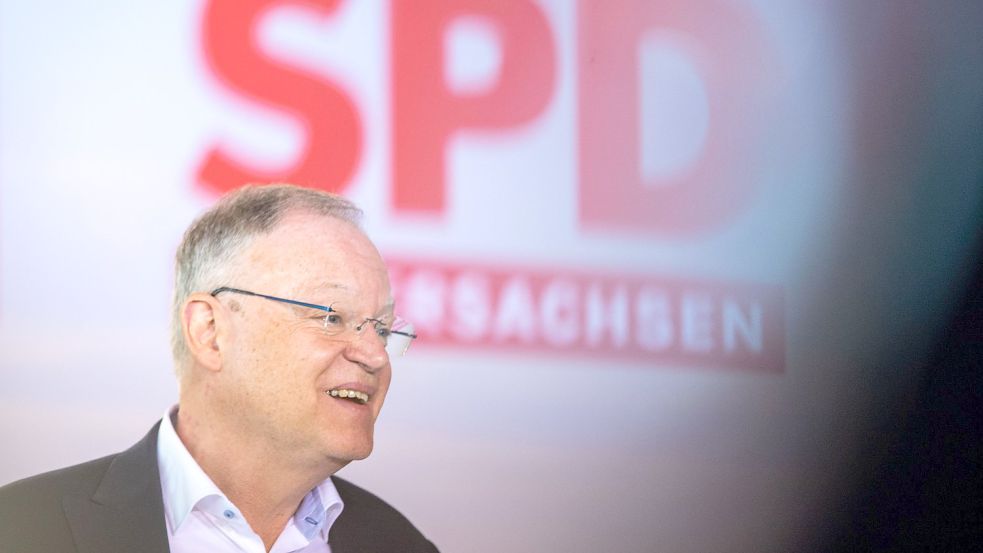 Bleibt Ministerpräsident von Niedersachsen: Stephan Weil (SPD). Foto: Mirgeler/DPA