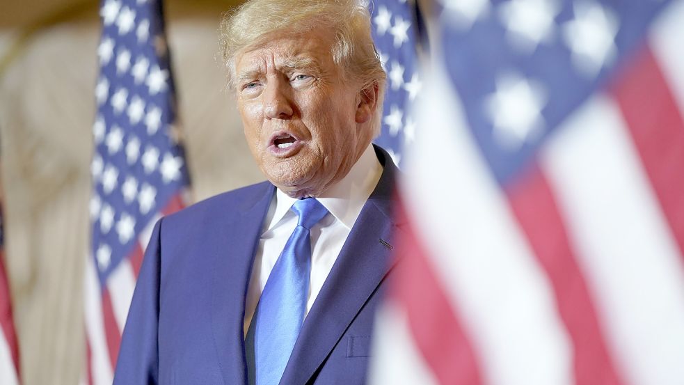 Ex-US-Präsident Donald Trump soll nach den Wahlen in den USA in Wutanfälle ausgebrochen sein. Foto: dpa/Andrew Harnik