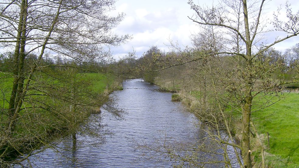 Der Fluss dient als natürliche Grenze zwischen Bockhorst und Burlage. Foto: Meinders