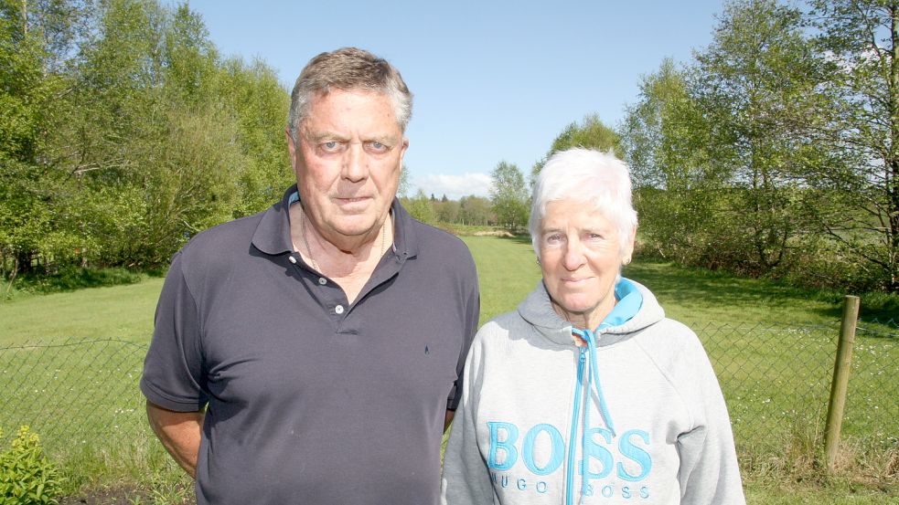 Helga Christians schaut mit ihrem Mann Erwin die Spiele. Foto: Privat