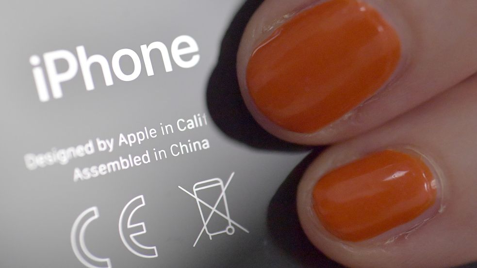 Das iPhone wurde zwar „designed in California“, hergestellt aber in China. Foto: Ortgies